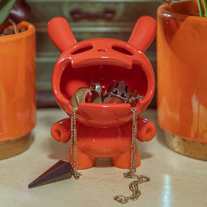 Fine Ash Dunny 5 Ceramic Ashtray Figure – Sunset Orange Edition