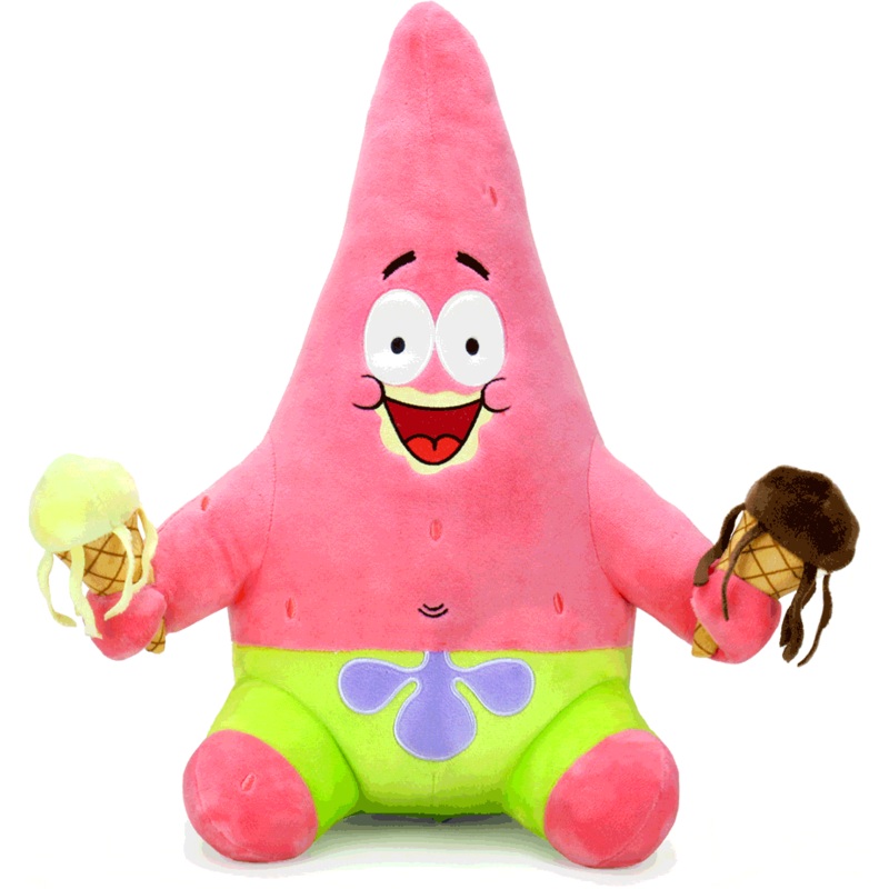 SpongeBob Patrick Star with Ice Cream HugMe Plush by