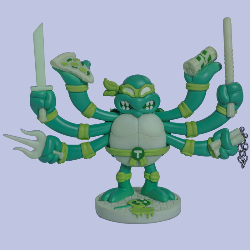 CON EXCLUSIVE: Teenage Mutant Ninja Turtles TMNT GURU Resin Art Figure by CHOGRIN – Radioactive Ooze Edition