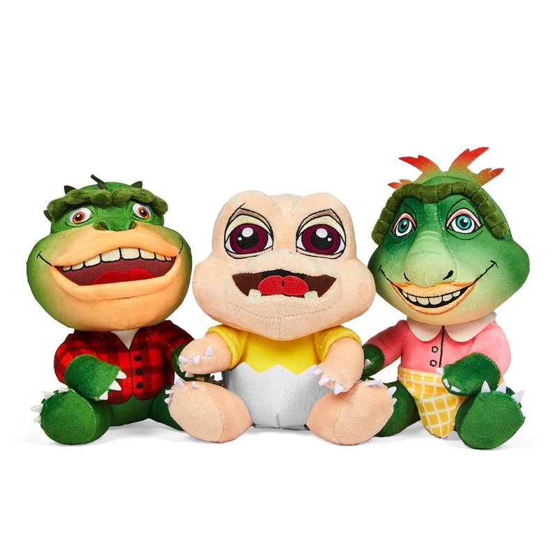 Dinosaurs TV Show 8 Phunny Plush 3-Pack Bundle – Fran, Earl & Baby