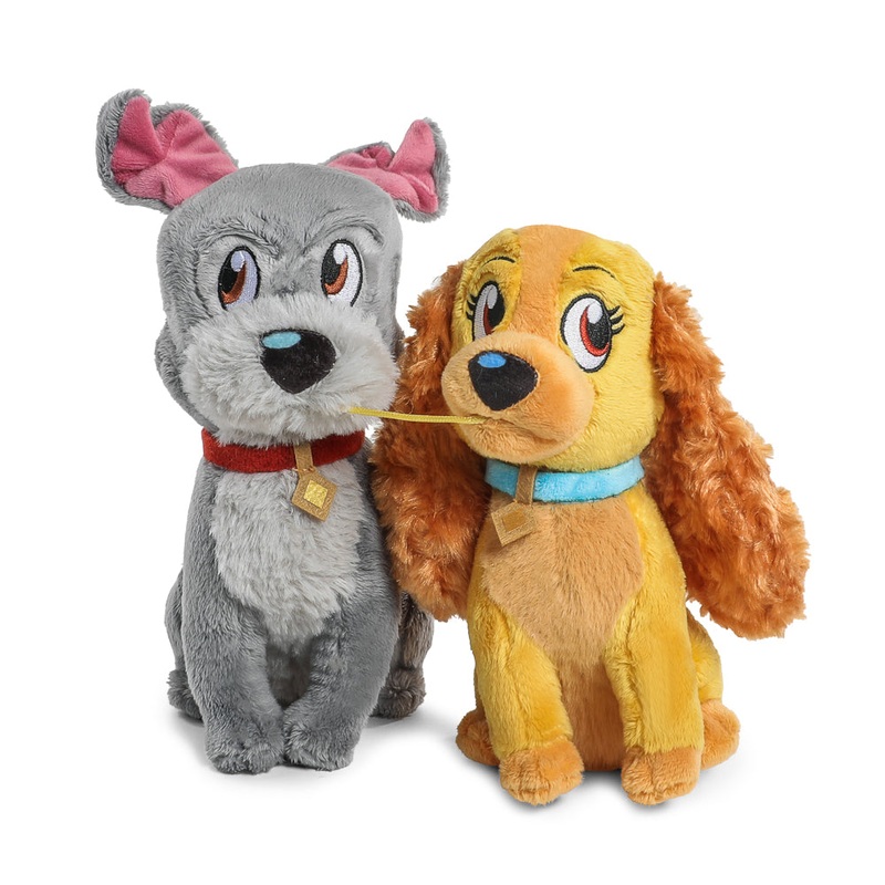 Disney Lady and the Tramp – Spaghetti Kiss Interactive Plush Set (PRE-ORDER)