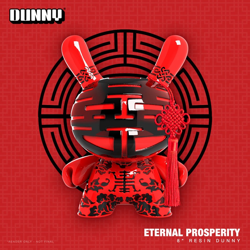 Eternal Prosperity 8 Dunny Resin Art Figure – Limited Edition (PRE-ORDER)