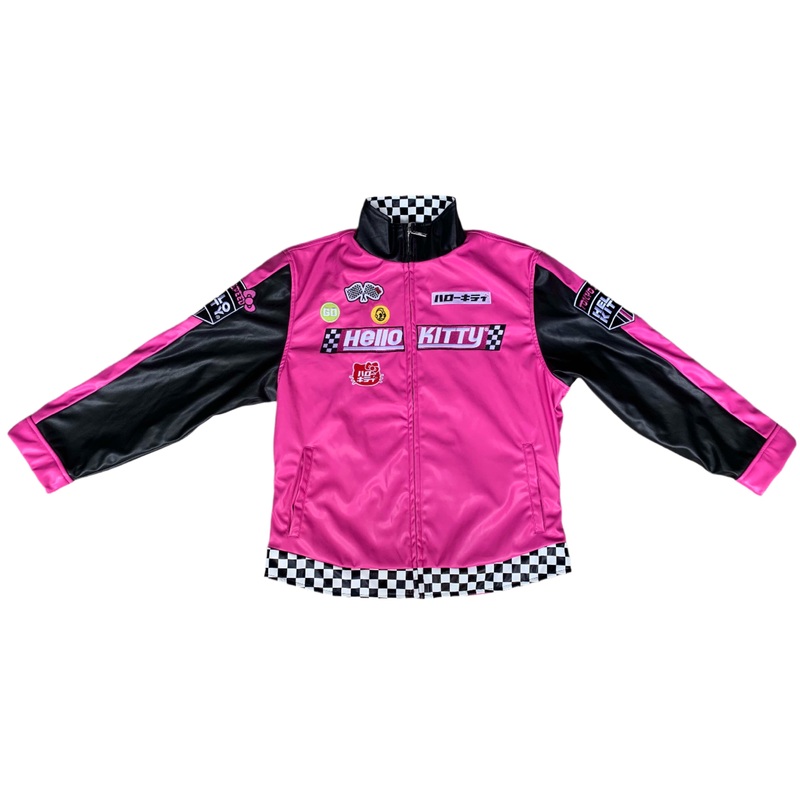 Hello Kitty Tokyo Speed Pink Moto Jacket by