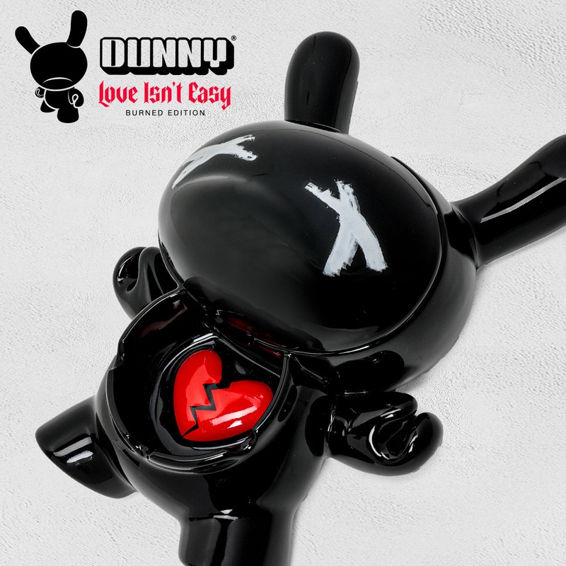 L.I.E. (LOVE ISNT EASY) Dunny Ceramic Ashtray: BURNED Edition – .com Exclusive (PRE-ORDER)