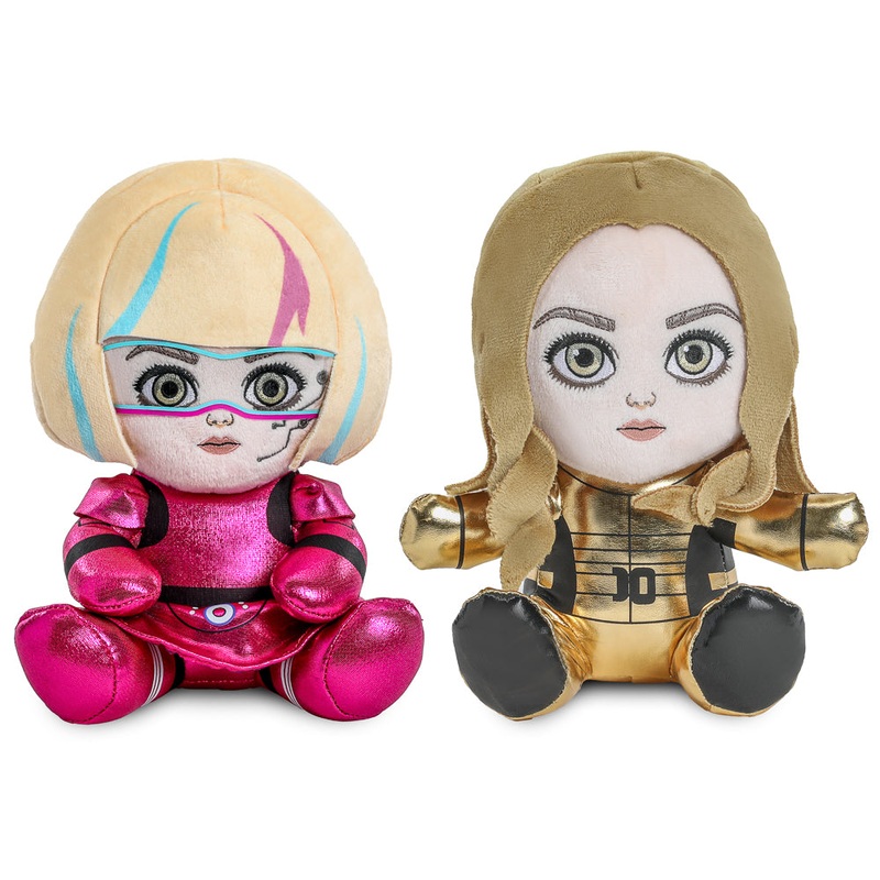 M3GAN 2.0 – Cyberpunk M3GAN & Gold Suit M3GAN Phunny Plush Bundle 2-Pack