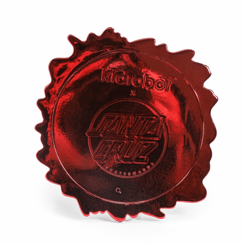 Santa Cruz Skateboards – 40th Anniversary Screaming Hand 9 Chrome Vinyl Art Figure – Blood Chrome Edition (Limited Edition of 500) (.com Exclusive)