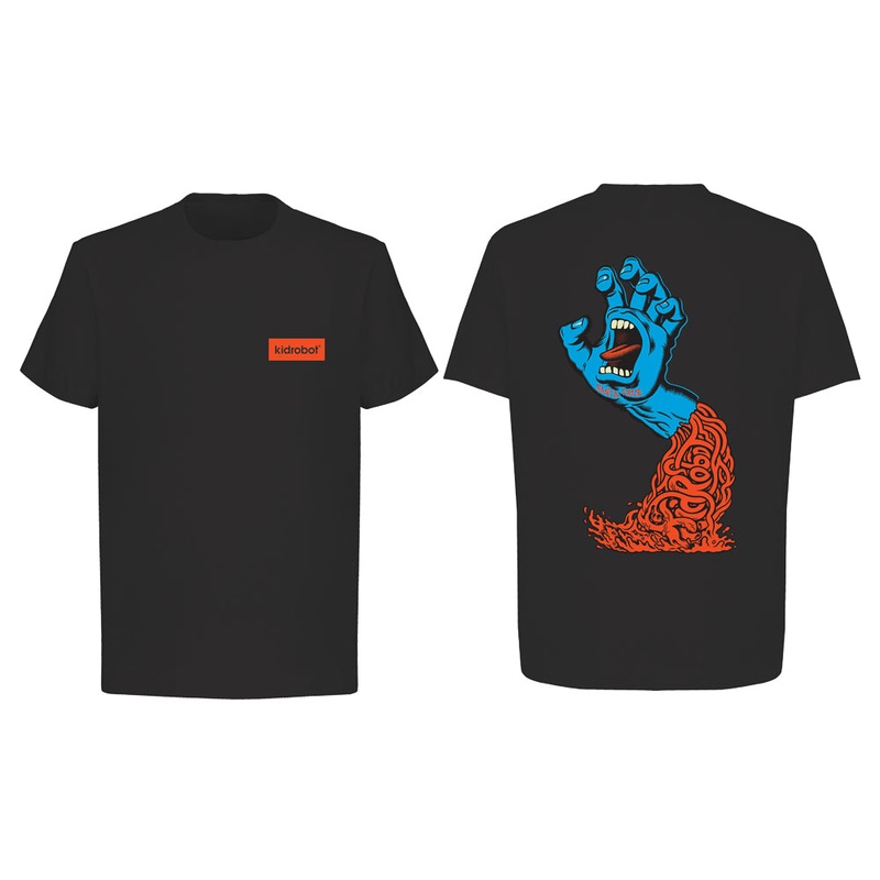 Santa Cruz Skateboards – 40th Anniversary Screaming Hand Glow-in-the Dark T-Shirt (Limited Edition of 150) (PRE-ORDER)