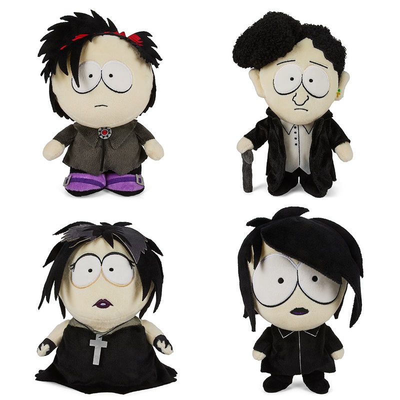 South Park Goth Kids 8 Phunny Plush 4-Pack Bundle by