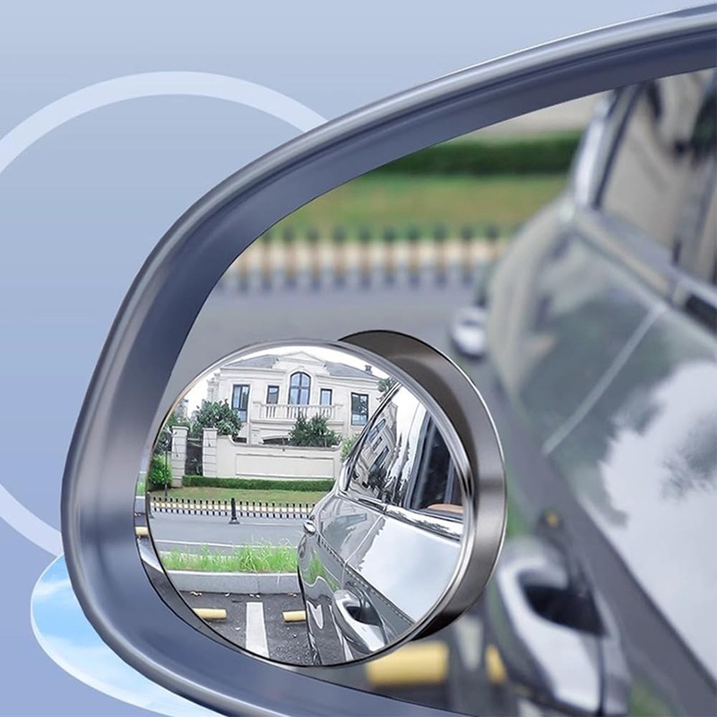 360 Adjustable Blind Spot Mirror for Car Side Rearview (2 Pc)