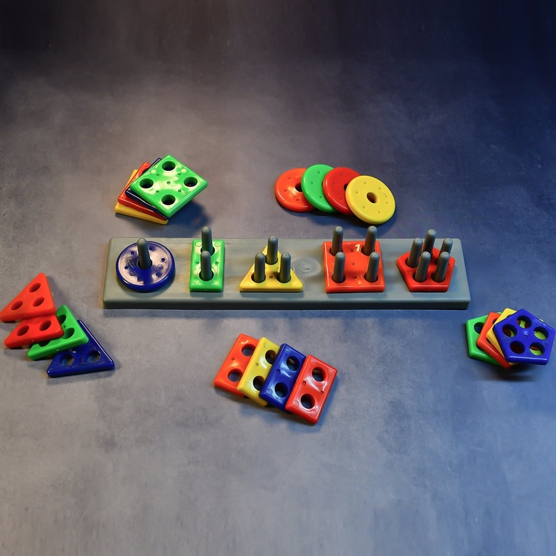 Geometric Brick with box- 5 Angle Matching Column Blocks for Kids – Preschool Educational Learning Toys.