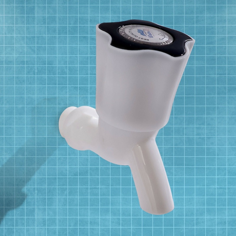 Premium Plastic Bib Cock Water Tap (1 Pc)