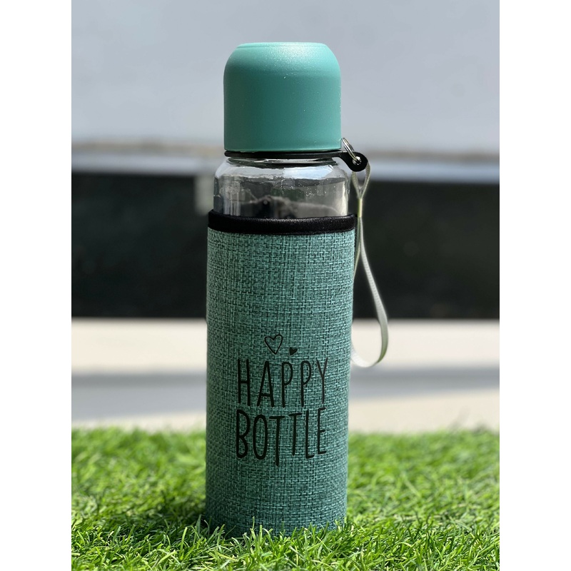 Happy Glass Bottle