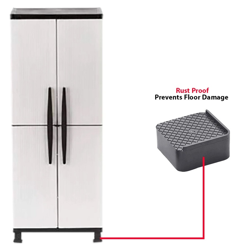 Premium Multipurpose Heavy Duty Cupboard / Refrigerator / Sofa Base Stand – Set of 4 Pcs