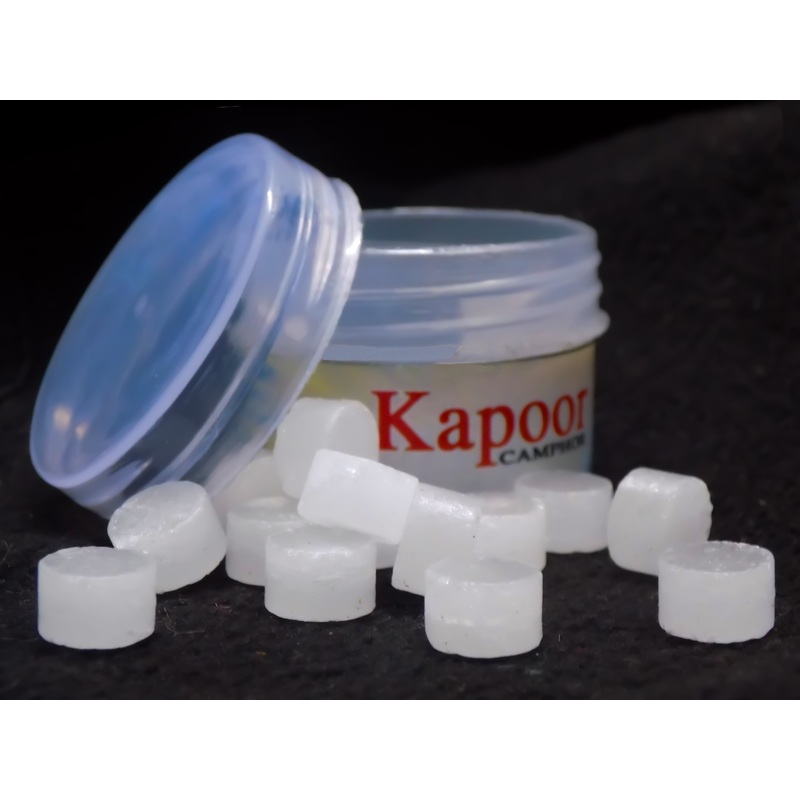 Pure Kapoor Tablets for Diffuser Puja Meditation (10gm)