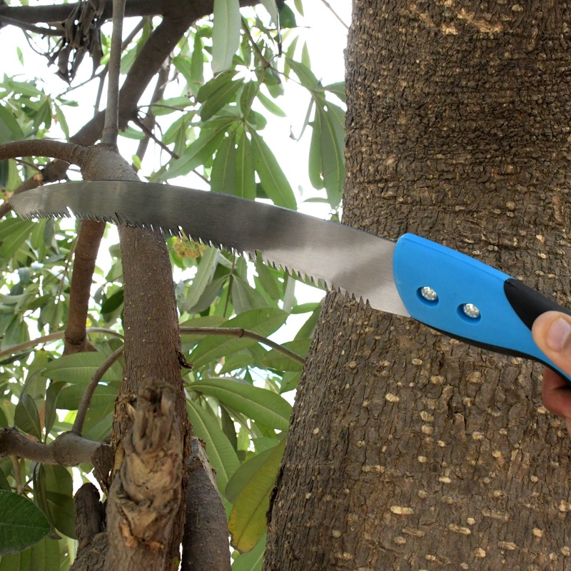 20-Inch High Carbon Steel Pruning Saw  Sharp Teeth, Cover Included, Ideal for Gardening & Wood Cutting