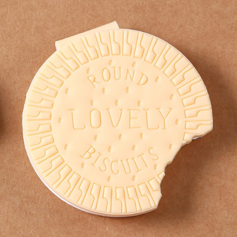 Round Biscuit-Scented Notebook  Fun Writing Copybook (1 Pc)