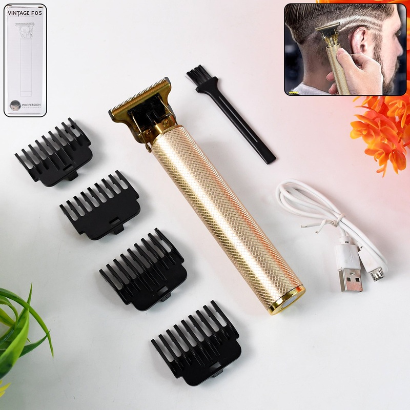 Men’s Hair Trimmer & Beard Clipper with 4 Adjustable Blades & Cleaning Brush, Hair accessories