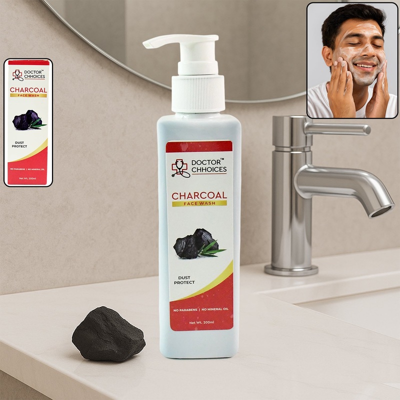 Doctor Chhoices / Choices Charcoal Face Wash  200ml (1 Pc)