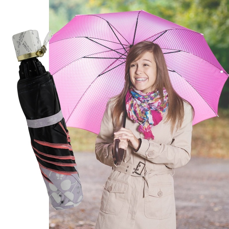 2 Fold Sun Protective Solid Foldable Outdoor Umbrella,Portable Sun,UV Protection LightweightRain Umbrella With Umbrella CaseFor Girls, Women, Men, Boys