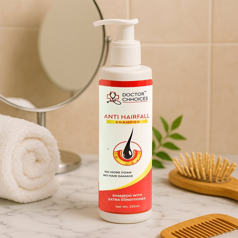 Doctor Chhoices / Choices Advanced Anti Hairfall Shampoo with Extra Conditioner  250ml (1 Pc)