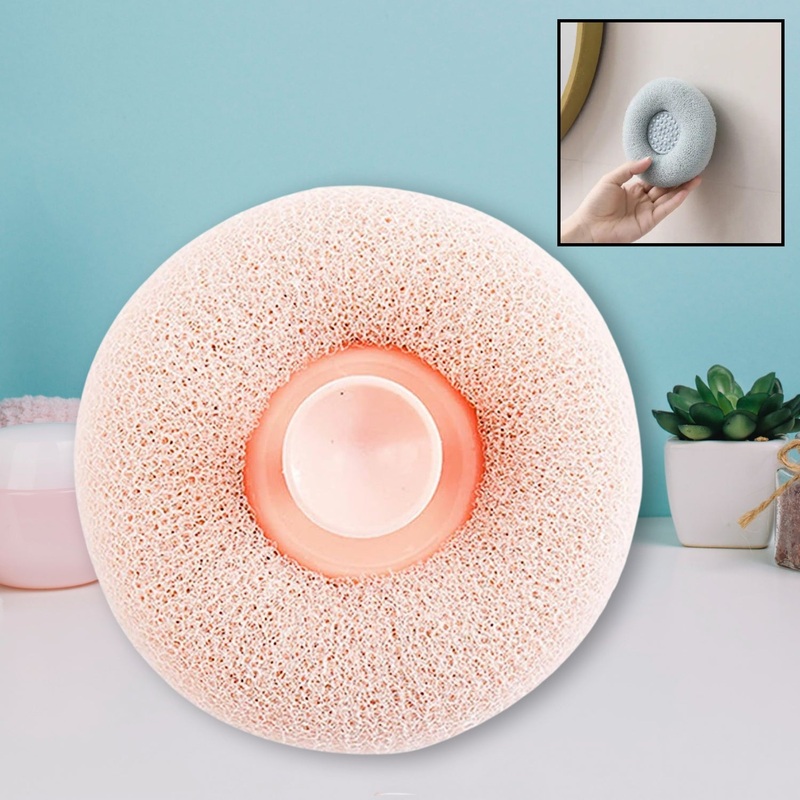 Flower Bath Sponge – Super Soft Body Exfoliator with Suction Cup for Shower & Massage