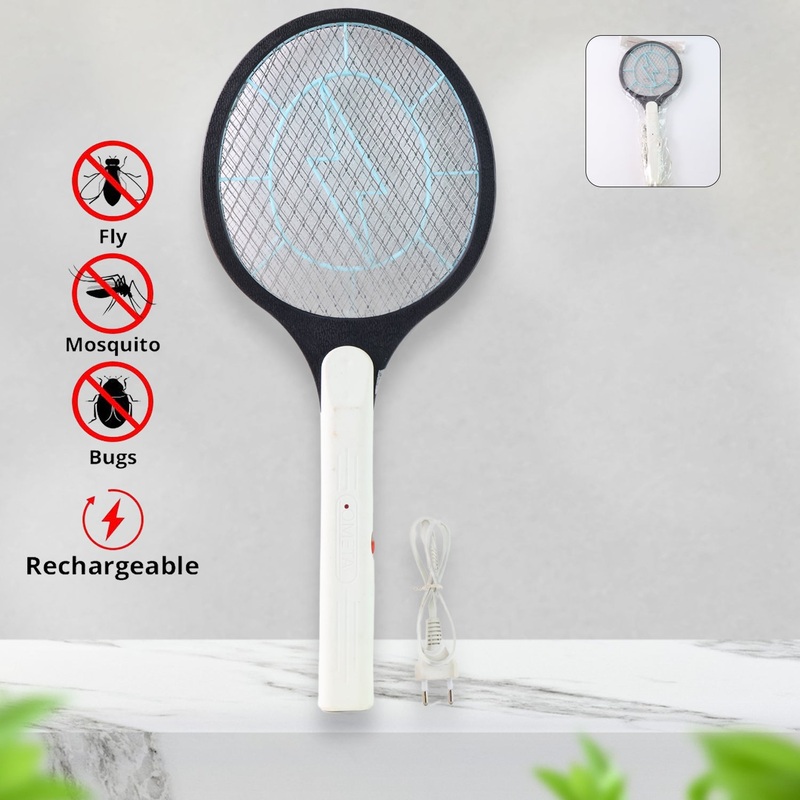 Rechargeable Mosquito Killer Racket  Electric Fly Swatter (1 Pc, Quality Assured)