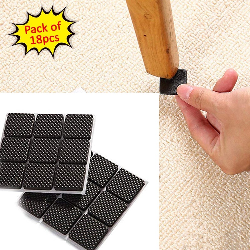 Self Adhesive Furniture Pads – Square (18 Pcs Set)