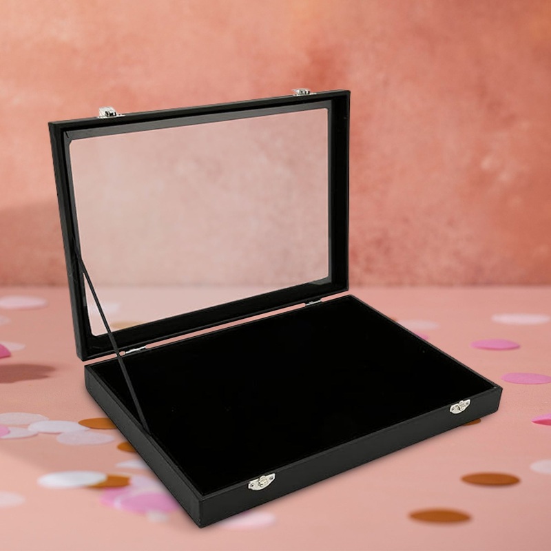 Ring Holder Organizer Box, Jewelry Ring Display Case (35×24 CM)