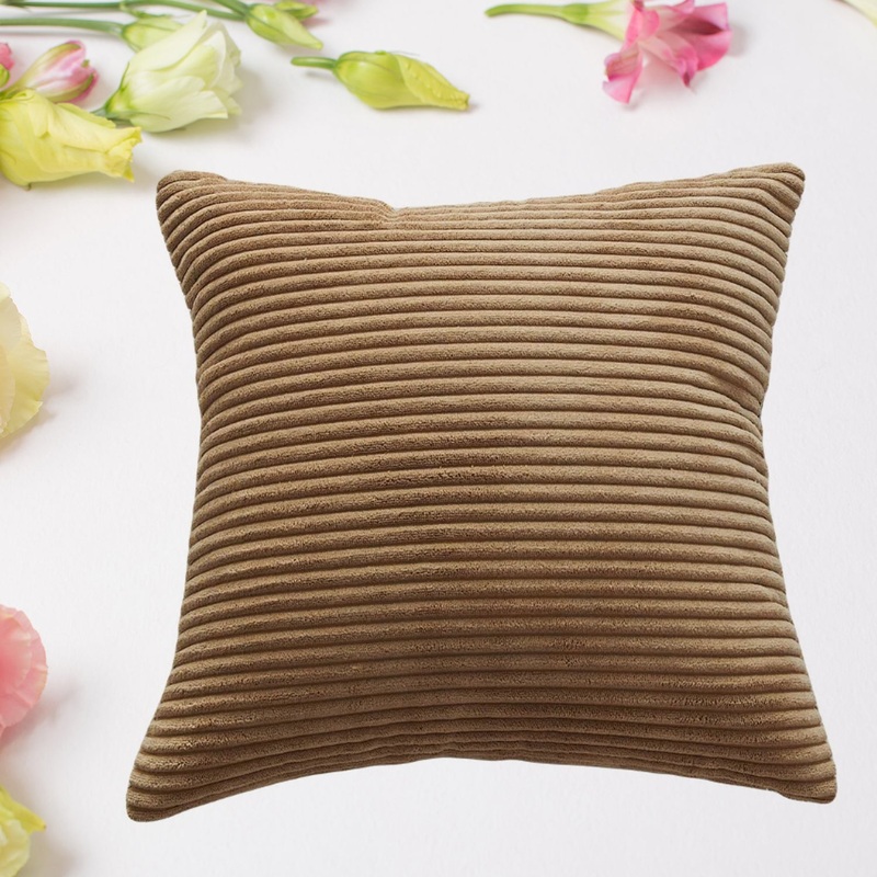 Throw Pillow Covers, 16×16 inch, Pack of 1 Couch Pillows Cover, Soft Corduroy Decorative Pillow Covers, Square Pillowcase for Bed Sofa Chair Bedroom Home Farmhouse Decor (1 Pc)