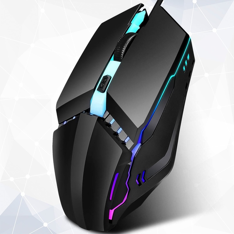 USB Wired Mouse, Ergonomic Design Gaming Mouse  (1 Pc)