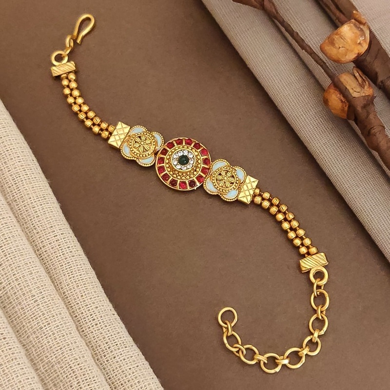 Elegant Gold Brass Bracelet  Timeless Design
