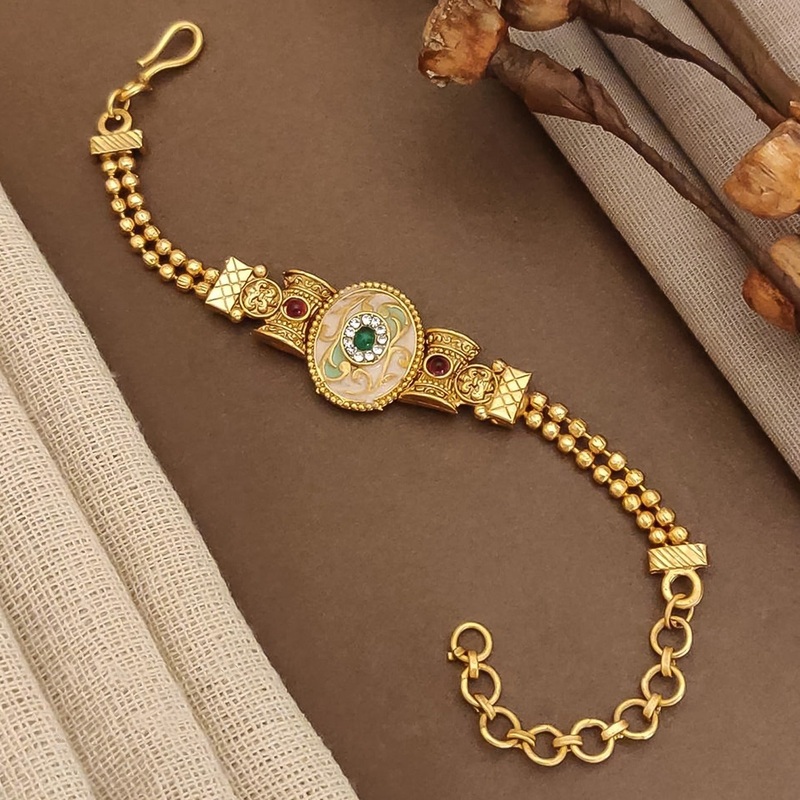 Handcrafted Brass Bracelet  Unique & Refined