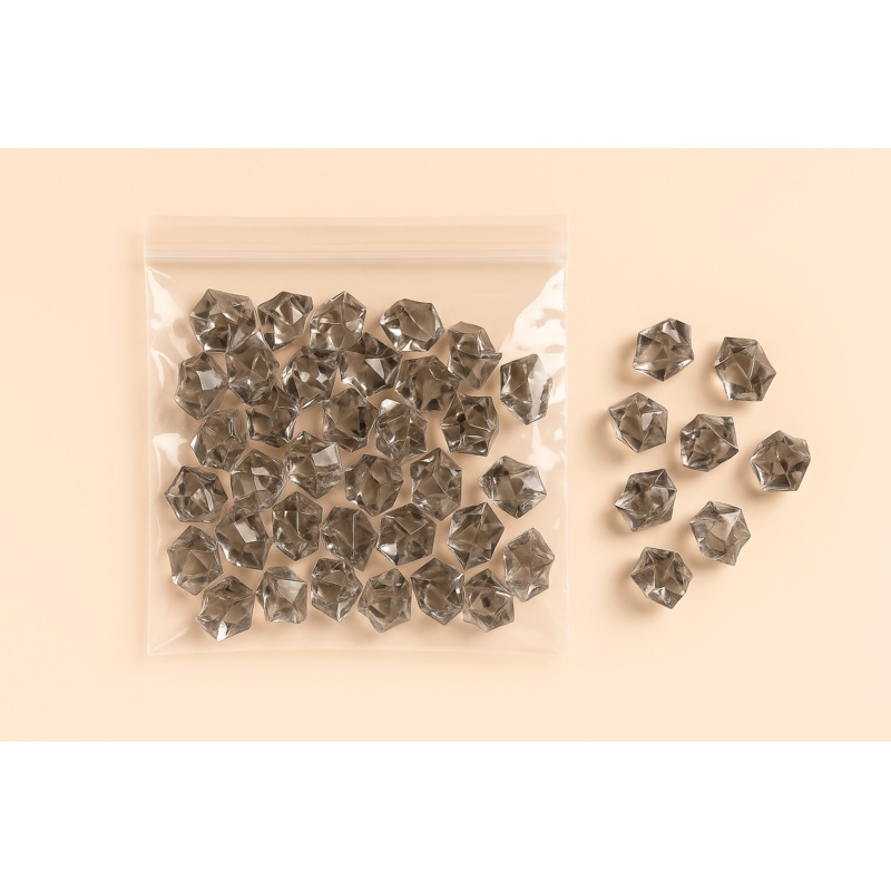 Clear Acrylic Diamond Gems  Decorative Crystal Stones for Vase Filler, Table Scatter & Craft Projects