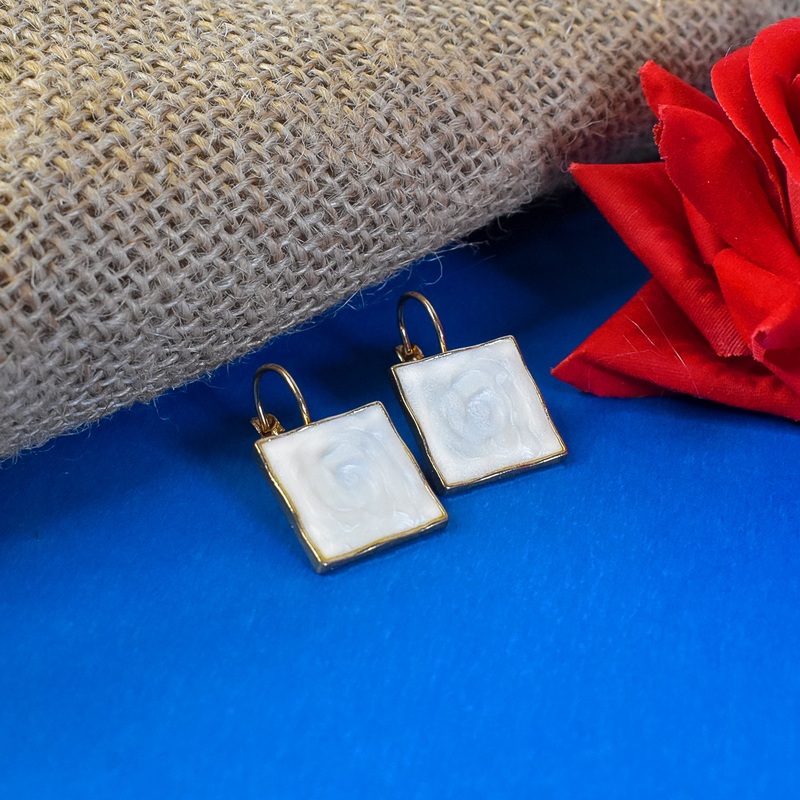Minimalist Square Earrings  The Perfect Touch of Class