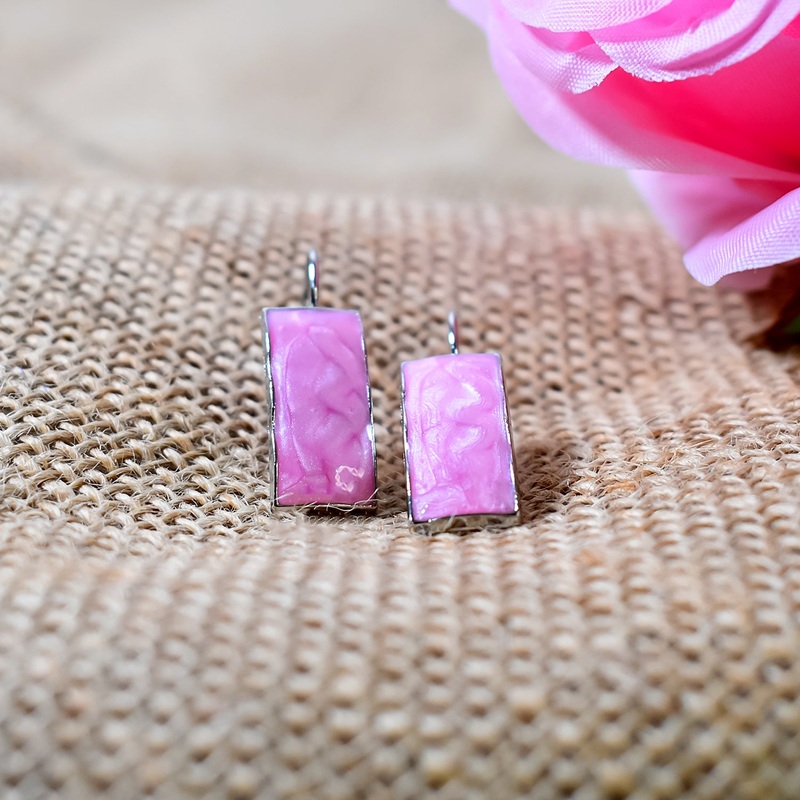 Pink Dazzle Lightweight Korean Style Earrings
