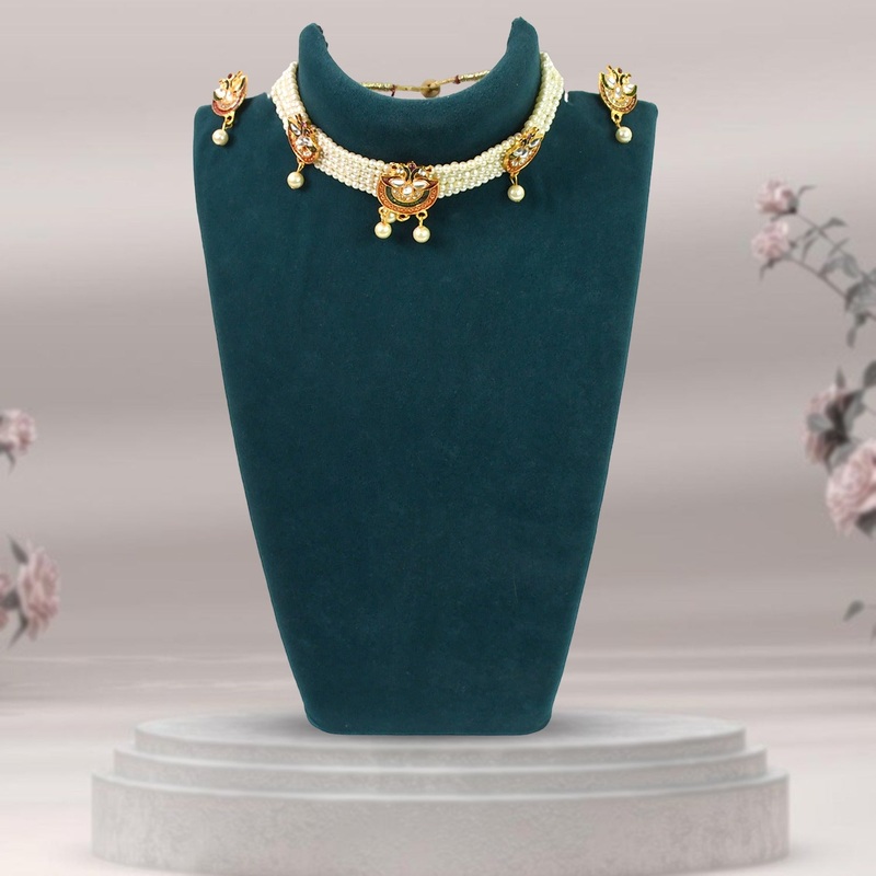 Chik Moti Necklace Set  Elegant and Timeless