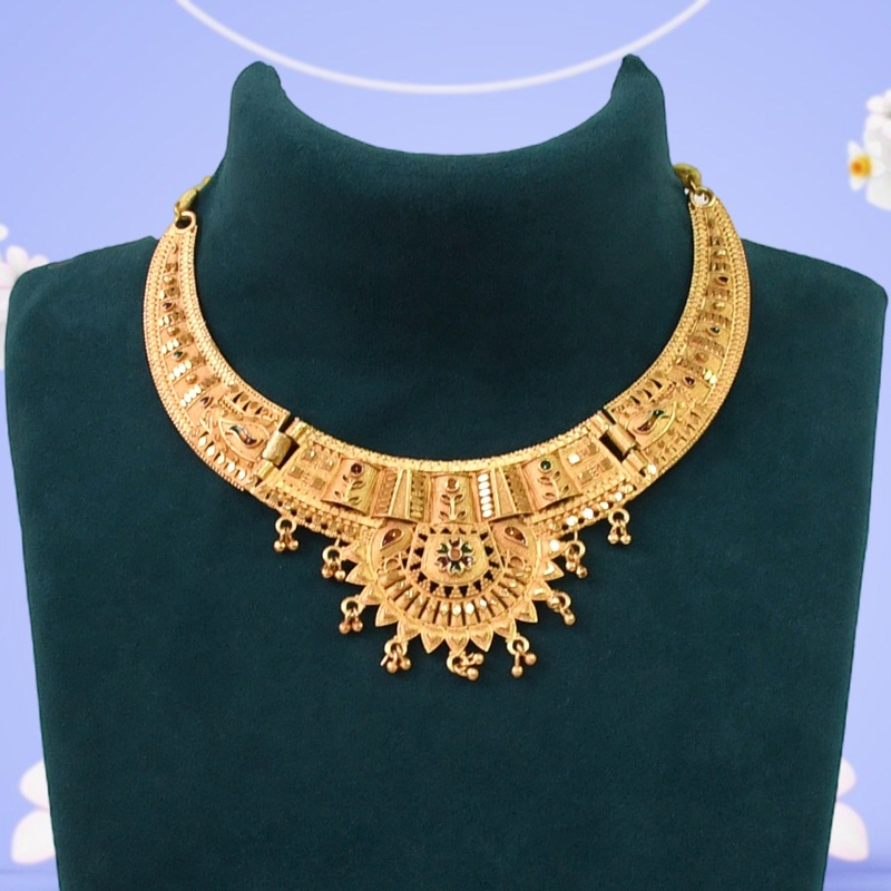 Radiant Gold Plated Necklace Set – Your Perfect Accessory