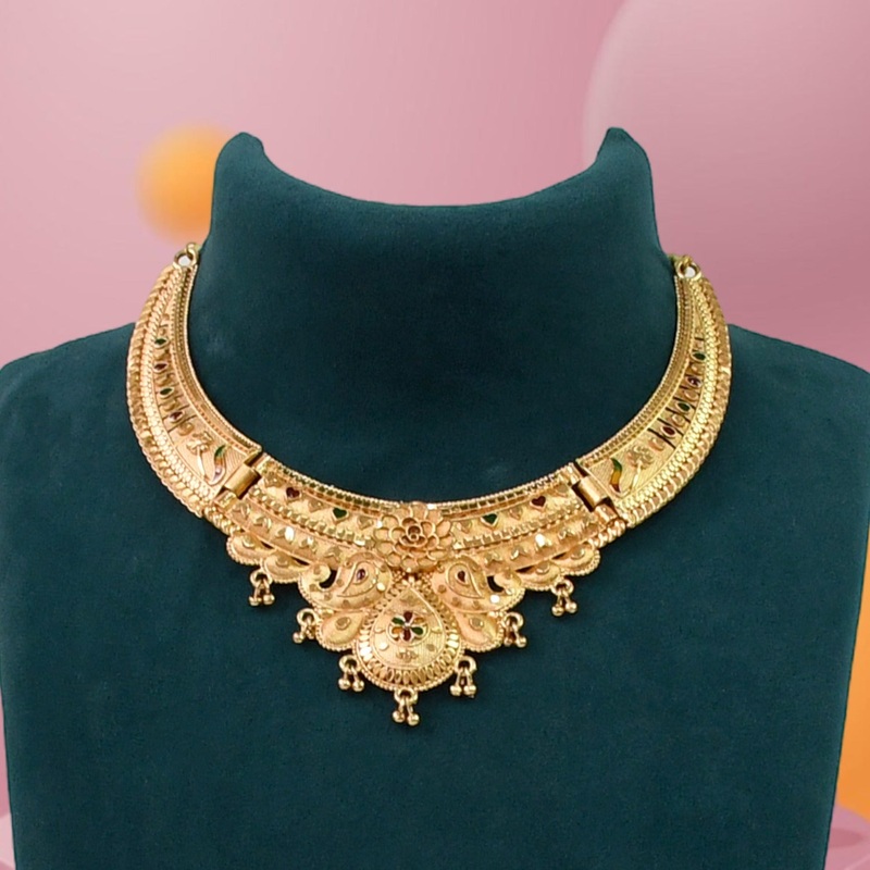 Refined Gold Plated Necklace Set – A Touch of Class