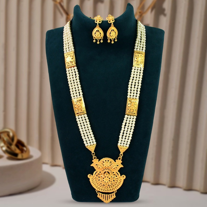Classic Moti Pearl Necklace  A Symbol of Elegance
