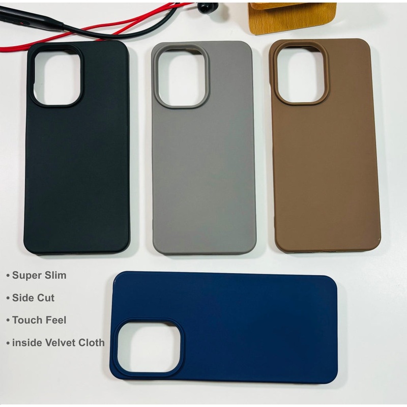 Super Slim Side-Cut Cover (inside Cloth) Case For Vivo V40