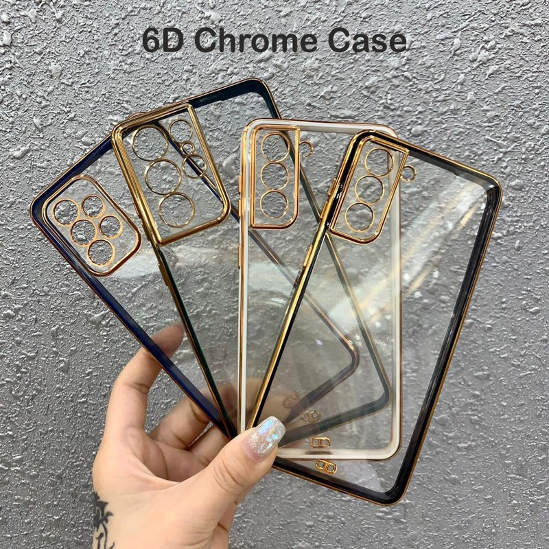 6D Chrome Soft Case Case For Samsung M53