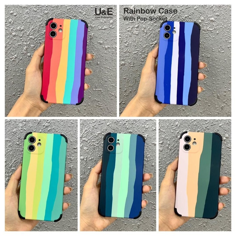 Rainbow With  Socket Case For Samsung M32