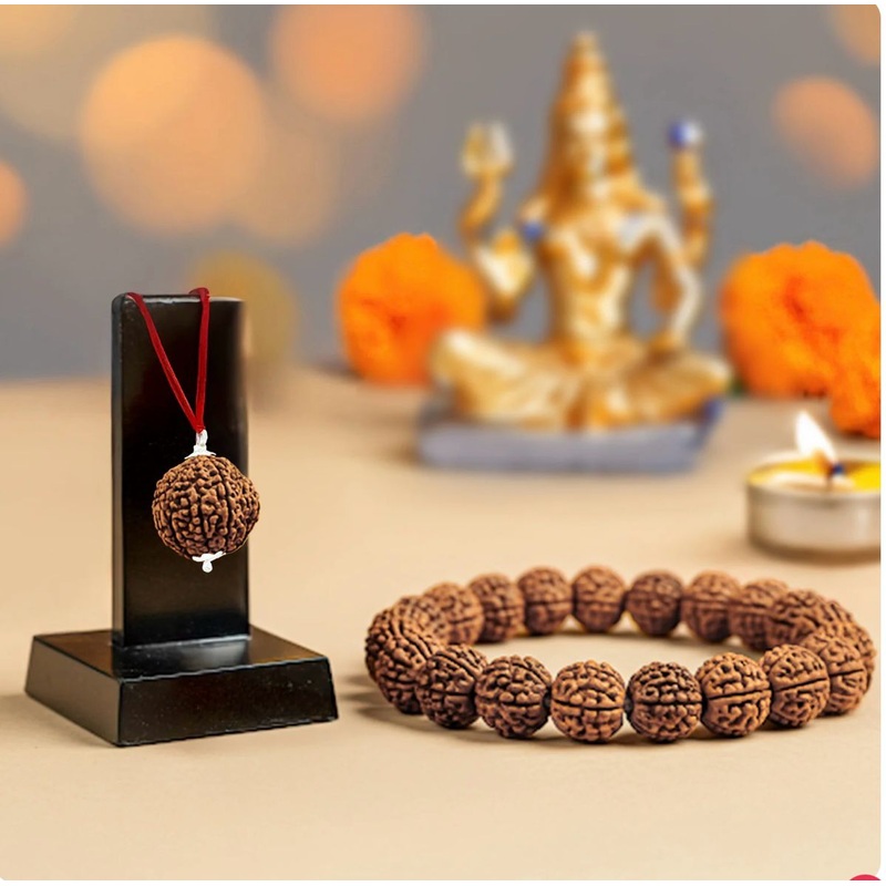PanchMukhi Rudraksh and PanchMukhi Rudraksha Bracelet