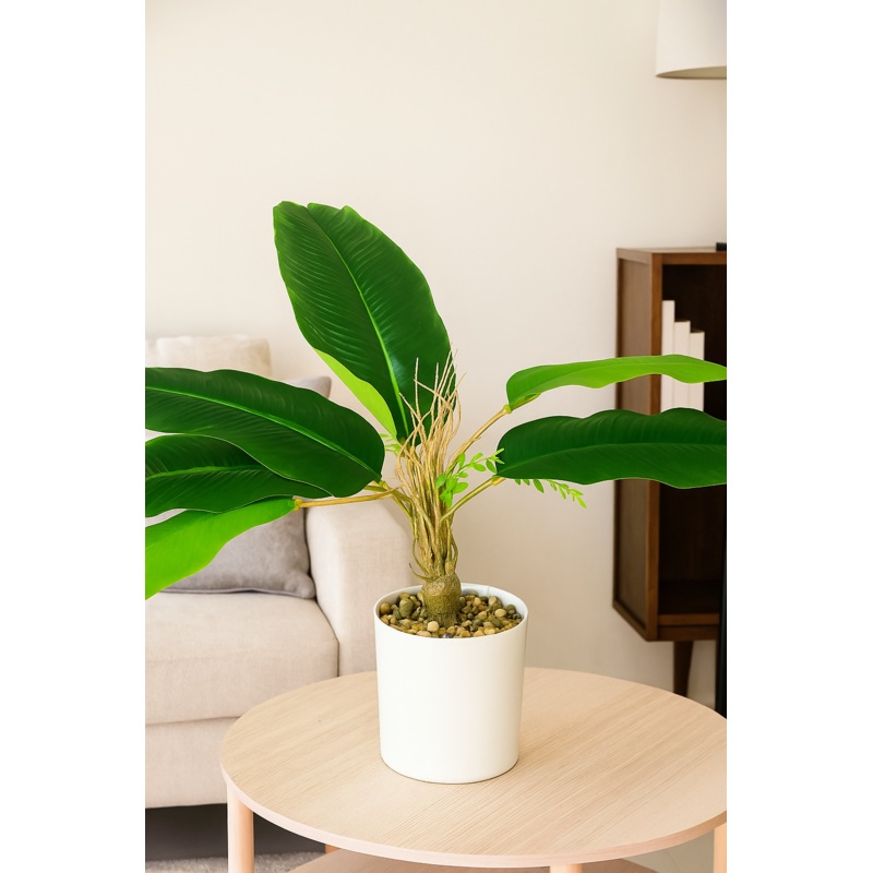 TropiNest Planter Art Artificial Grass Plant with Pot Plant for Home, Office, Party, Wedding Decor