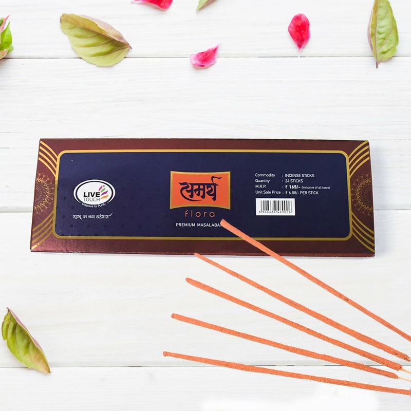 Samarth Flora Primium Agarbatti (1Box  24 Sticks)
