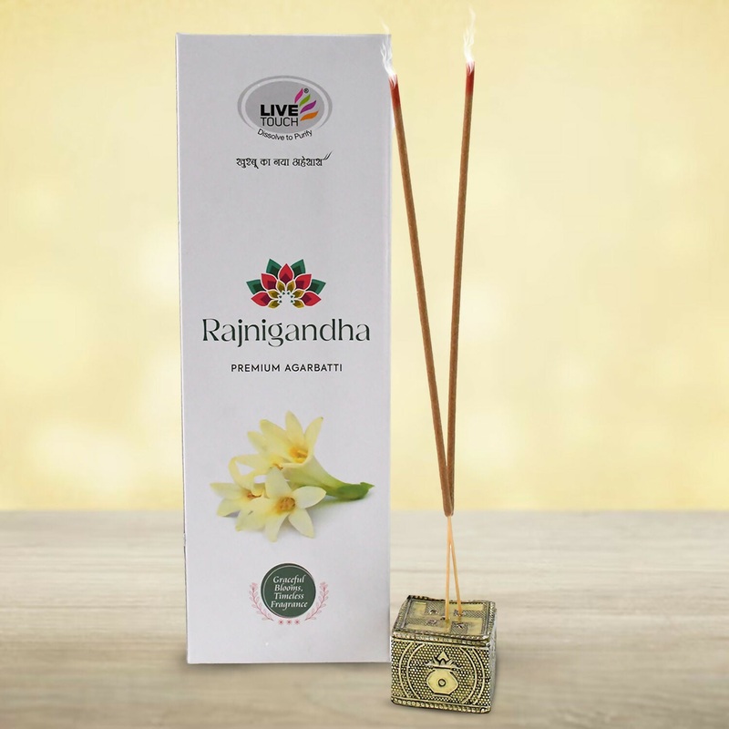 Special Rajnigandh Premium incense Sticks (Box / 90gm / app. 60 stocks)