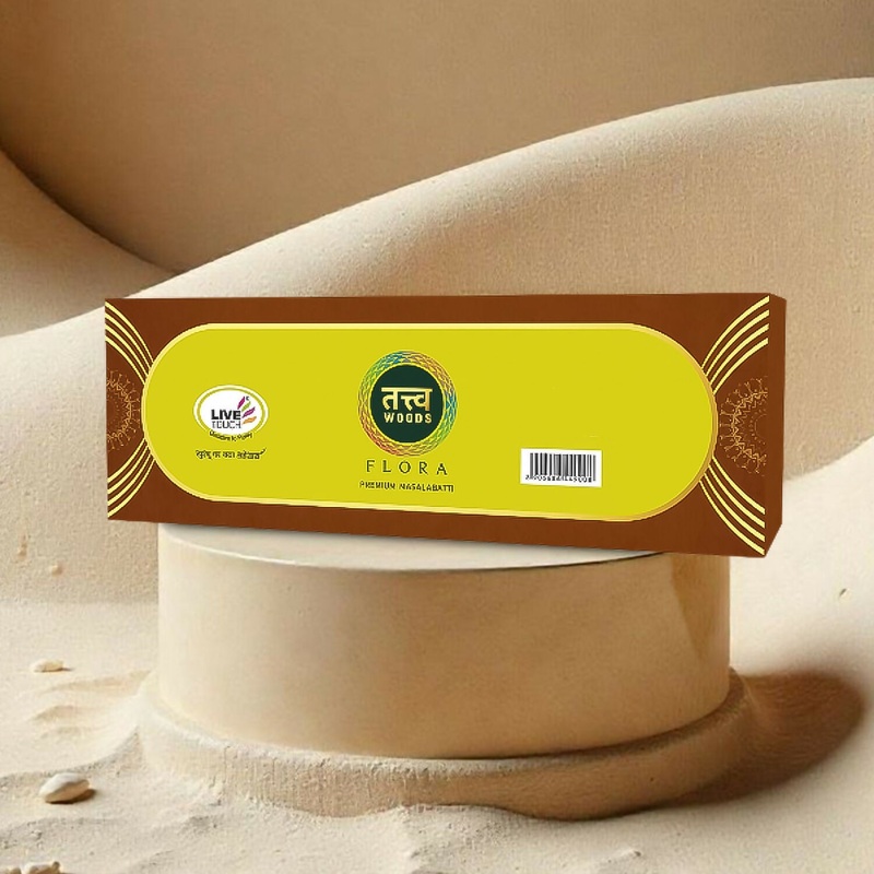Tatva Woods Flora Primium Masalabatti (1Box /24 Sticks)