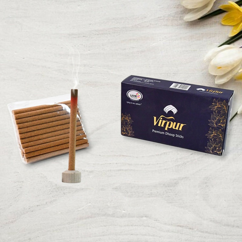 Virpur Premium Dhoop Sticks (1Box  50Grams)
