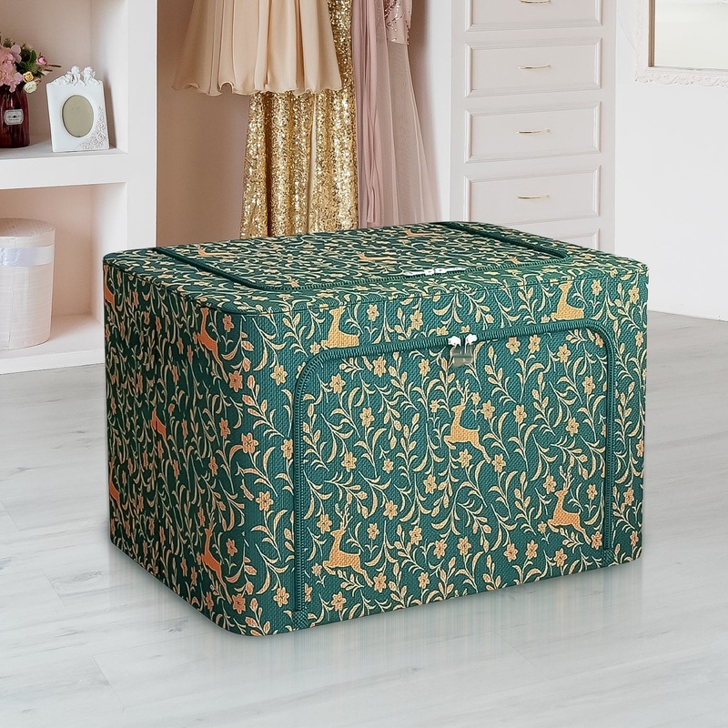 Zippered Closet Storage Box with Lid, With Window (5040 Cm / 1 Pc)