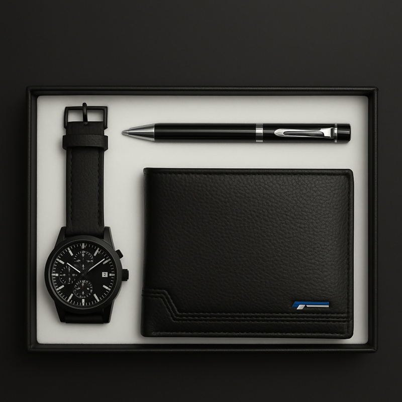 Classic Black Men’s Essentials Gift Set